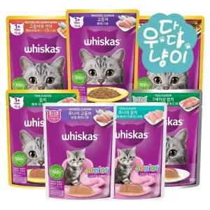 위스카스 파우치 80g 고양이간식