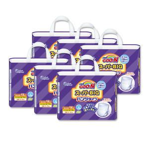 (공식) 군 기저귀 슈퍼빅 팬티 14매X6팩