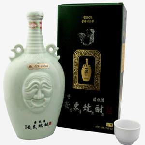 양반안동소주 12년산 명각백자 45도 750ml 잔1