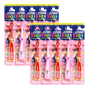 애경 2080키즈칫솔 2단계 여아 10개 유아 어린이 아동 칫솔