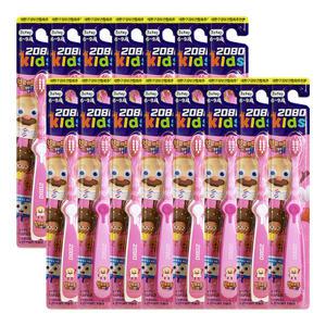 애경 2080키즈칫솔 3단계 여아 15개 유아 어린이 아동 칫솔