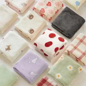 1+1 고밀도 극세사 5mm 밍크담요 22종소형 2장