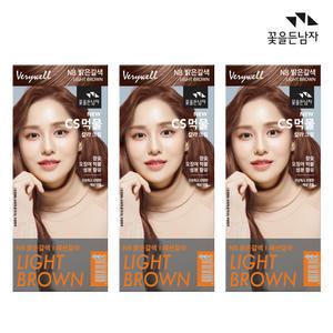 꽃을든남자 염색약 CS 먹물 헤어칼라 N8 밝은갈색 x 3개