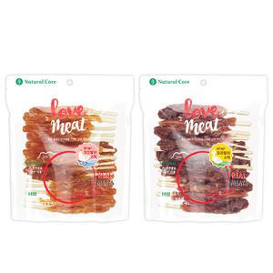 네츄럴코어 러브미트 미니 치킨말이스틱 오리말이스틱 160g