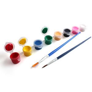 미니 아크릴 물감 C세트 3ml 8색 소량 휴대용 물감통 파레트 수채화