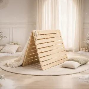 소나무 매트리스 깔판 저상형 침대 프레임 받침대