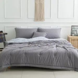 [텐바이텐]M2 초극세사 알러지케어 아우라 여름이불 그레이 단품 S/QK