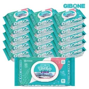 행주티슈 플러스케어 80매 16팩