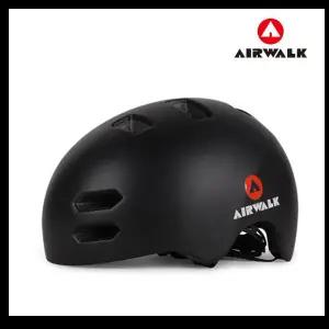 QQ 에어워크 어반헬멧 블랙 ( 머리보호  전기 자전거 전동킥보드 바이저 자전거 헬멧