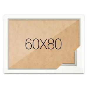 [누니액자]퍼즐액자 60x80 고급형 모던화이트 (누니액자)