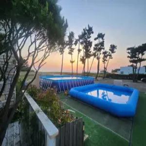 [충남 펜션] 태안 청포대아재펜션 (태안,안면도)