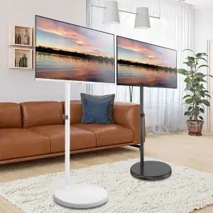 삼성전자 32인치 IPTV 스마트모니터 S32CM501 화이트+스탠드패키지 이동식거치대 이동식스탠드 삼탠바이미