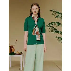 [마르조][2종] 여성)가디건형 스카프니트 니트+스카프