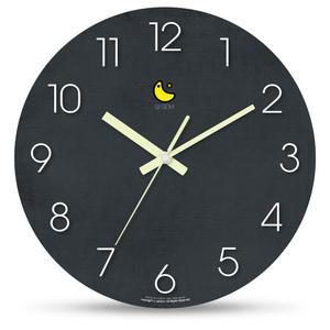 무소음벽시계 시셈 우주봉봉 야광바늘 인테리어 벽시계