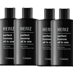 코리아나 퍼펙트 옴므 남자 올인원 로션  4개 / 남성 애프터쉐이브 스킨 로션 크림을 하나로