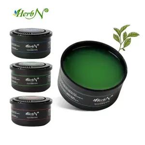 그린바스 생활탈취제 허브엔 고체 방향제 식물유래 무독성 150g 2개세트