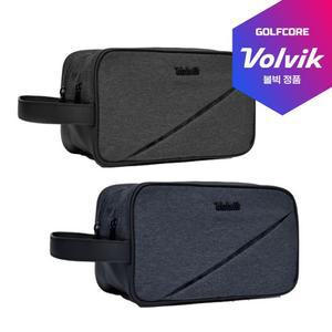 볼빅 투지퍼 이중지퍼 파우치백 VAHPPC