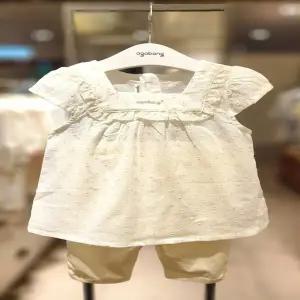 [아가방] 로지  샤이닝 반팔 레깅스상하세트 (01S323064)