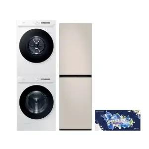 [삼성전자]삼성 세탁기 + 건조기 + 에어드레서 WF2422DBWEF24E 배송무료