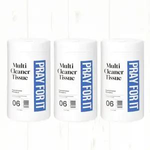 프레이포잇 멀티클리너 세정 살균 물티슈 대용량 150매, 3개