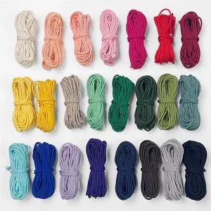 싼비즈 [Y-97-G]매듭끈 인견매듭실 꼰세사 꼰소사 1.6mm 23컬러 ,5yd(450cm)