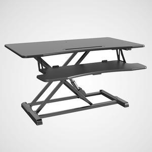 듀얼 전동 자동 높낮이조절 컴퓨터 받침대 스탠딩 움직이는 높은 높이조절 모니터 선반 테이블 책상 데스크