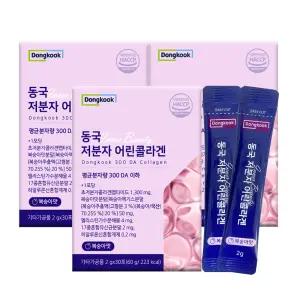 동국 저분자 어린콜라겐 복숭아맛 유산균 비타민C, 60g, 3박스