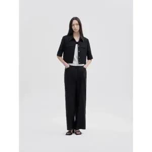 [ZOOC](천안아산점)(25 여름) 셔츠카라 썸머 트위드 자켓 Z252MSF024