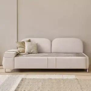 아씨방가구 흙품 패브릭 황토볼 온열 3인용 흙쇼파