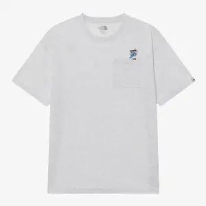 [노스페이스] [노스페이스 공식] NT7UR22L 화이트라벨 포켓 EX 반팔 라운드티_OATMEAL