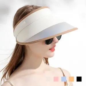화샤 대폭 꼬깔 반투명 썬캡 SD-230406 여름모자 챙넓은모자 그늘막모자 와이드썬캡