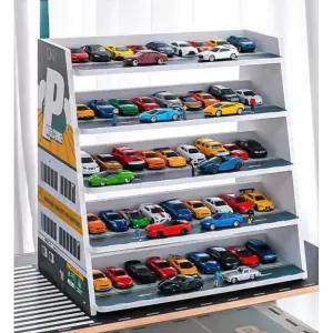 토미카 진열장 주차장 타워 전시장 자동차 미니카 전시