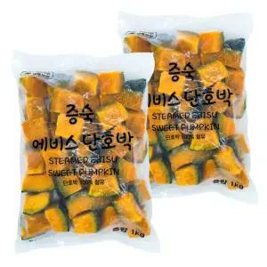 신정푸드 냉동 에비스 단호박 1kg x 2개