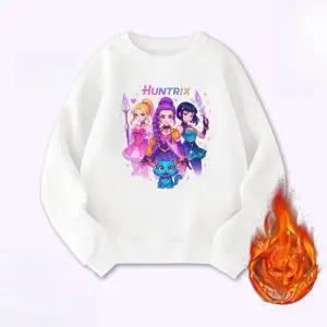 케이팝 데몬헌터스 후드티 키즈긴팔 케데헌 더피 주니어 미라 초등 아이 호랑이 겨울