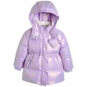 컬리수 HC04 샤이닝미디기장점퍼 아동 키즈 초등 여아 여자아이 겨울 오리털 아우터