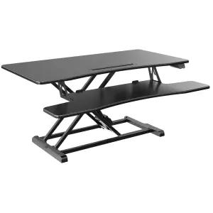 아이존아이앤디 이지마운트 스탠딩책상 거치형 105x55cm 블랙 화이트