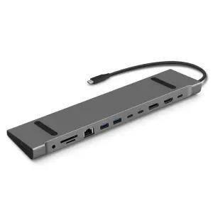 IPTIME UC312Nstation 12 in 1 C타입 USB 3.2 Gen2 멀티포트 도킹 스테이션 멀티허브