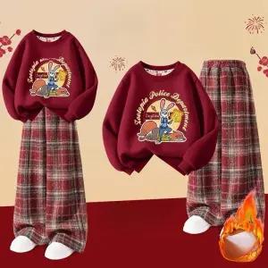 주토피아 맨투맨 바지 상하복 세트 여아 남아 겨울 기모 동물 캐릭터