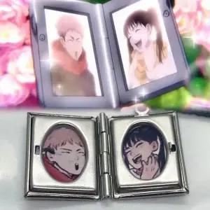 애니메이션 주술회전 목걸이 토도 아오이 코스프레 남녀공용 오픈 펜던트 사진 초커 쥬얼리 액세서리 할로