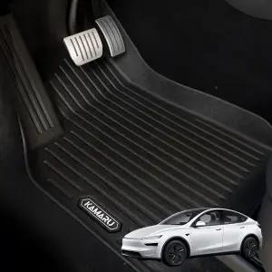 [차덕후]카마루 자동차 테슬라 모델Y 주니퍼 전용 TPE 실내매트 1+2열