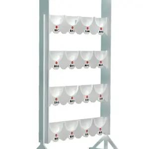 안전모거치대 보관함 산업현장 작업모 공사현장 안전장비 수납 정리함 보