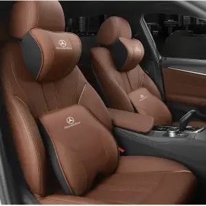 자동차허리쿠션 벤츠 목쿠션 허리 마이바흐 등쿠션 자동차 차량 진피