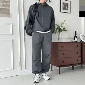 스트링 와이드세트 남자포시즌후드바람막이 GAA PJ707-P207M