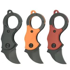 미니 택배 칼 호신용 열쇠고리 접이식 칼 캠핑용칼 다용도칼 블랙 B2003-O