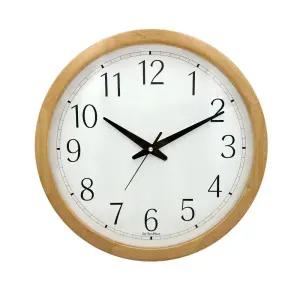 무소음 벽시계 PS360원목/디지털/전자/벽걸이/거실/아날로그/원형/사무실/가정용