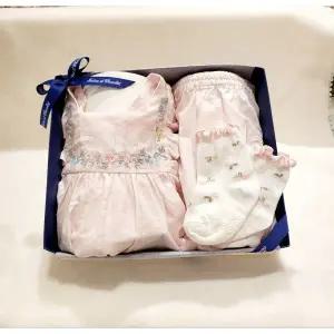 [롯데백화점]타티네쇼콜라 퓨리쟈가드원피스+릴리플라워양말세트TTOMOE041P-SET