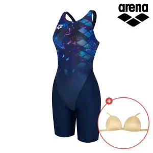 [아레나] 여성 반전신 아이스버그 4부 레이서백 수영복 A5SL1LD38 고리브라