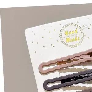 머리핀 앞머리 옆머리 헤어 집게핀 4개세트 LM-0478 올림머리핀