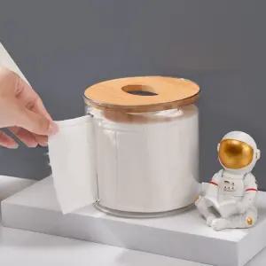 화장지 투명 두루마리 휴지 케이스 디스펜서 투명 티슈케이스 휴지케이스