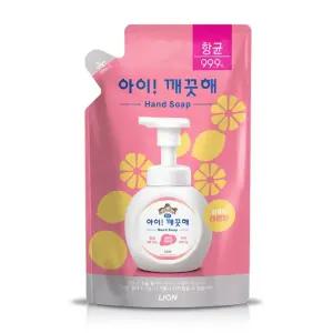 (레몬 200ml 리필 x 1개) 아이깨끗해/거품/액체/액상/화장실/욕실/업소용/버블/식당/가게/매장/카페/회사